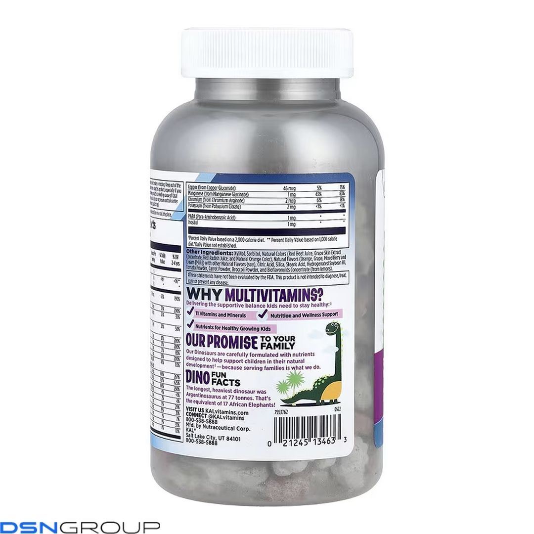 MultiSaurus - 180 chewables Berry Grape Orange