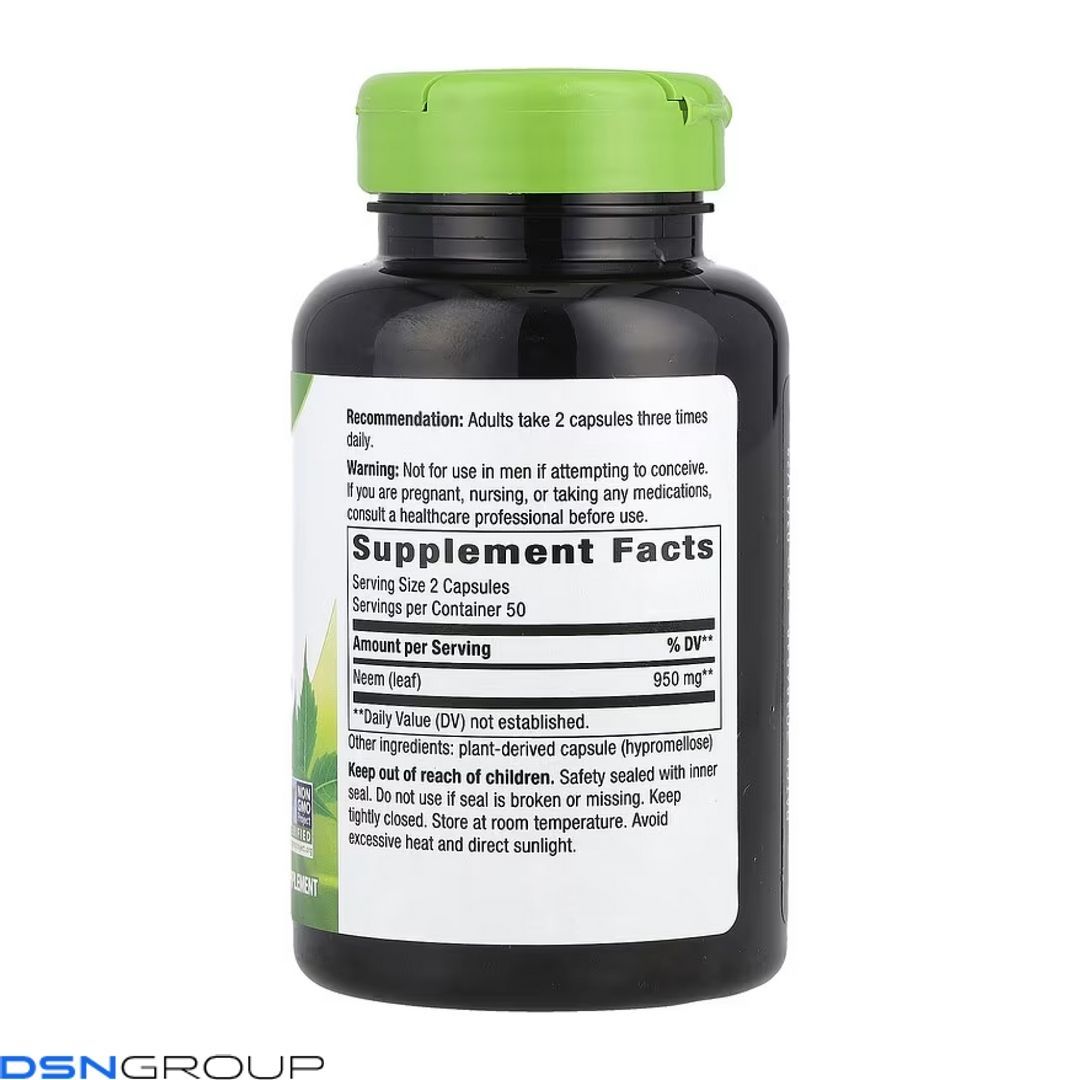 Neem Leaf - 100 vcaps