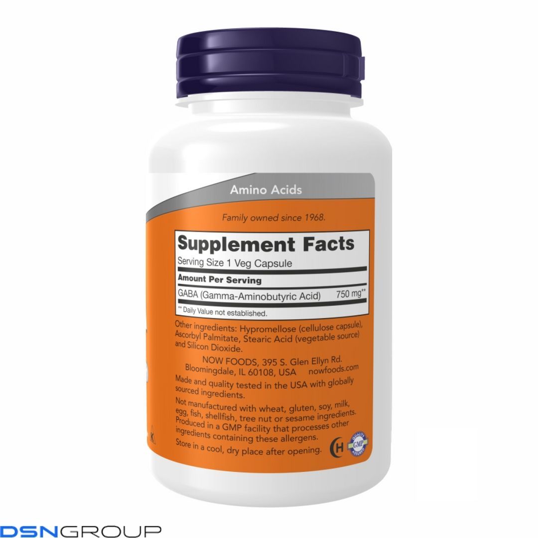 GABA 750mg - 100 vcaps