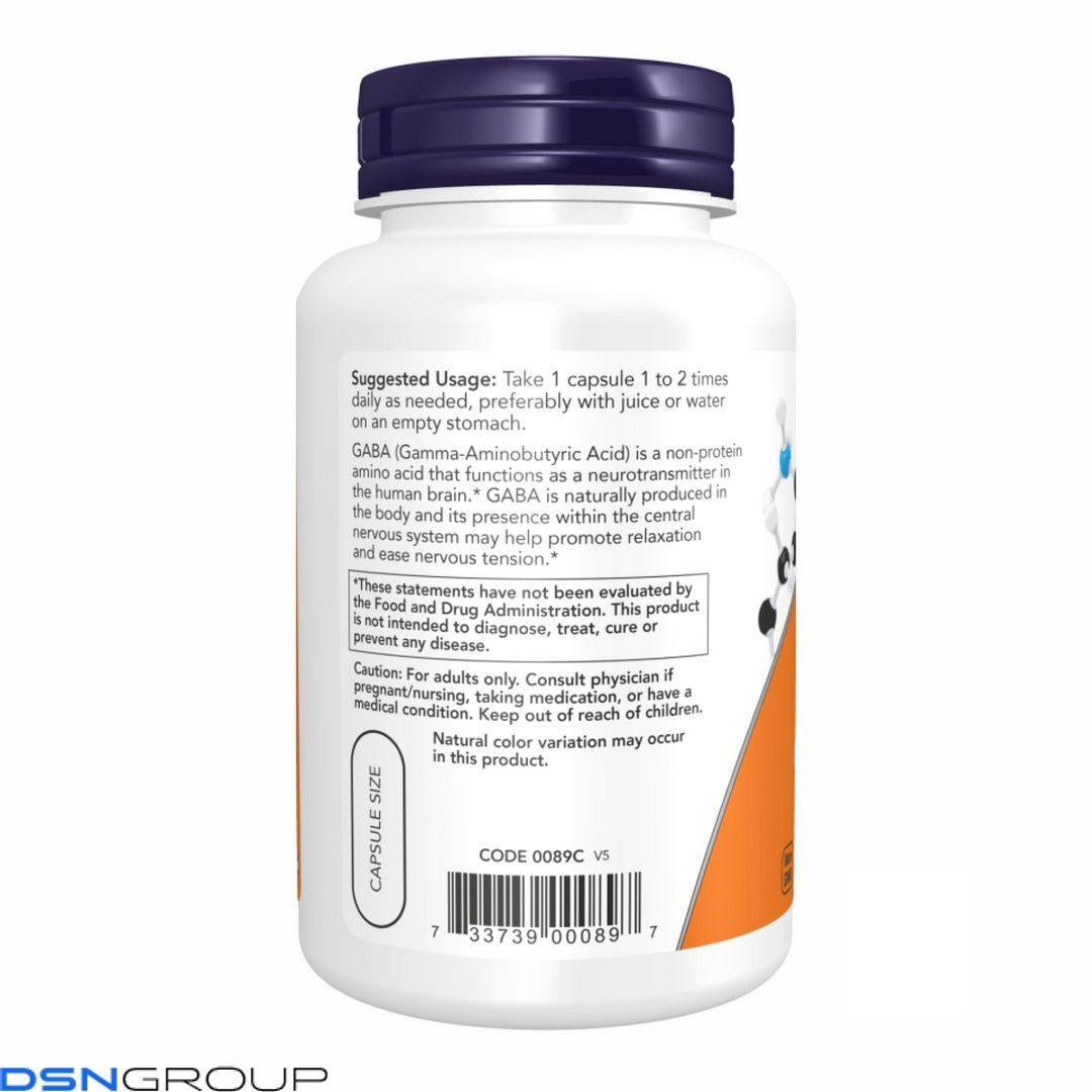 GABA 750mg - 100 vcaps