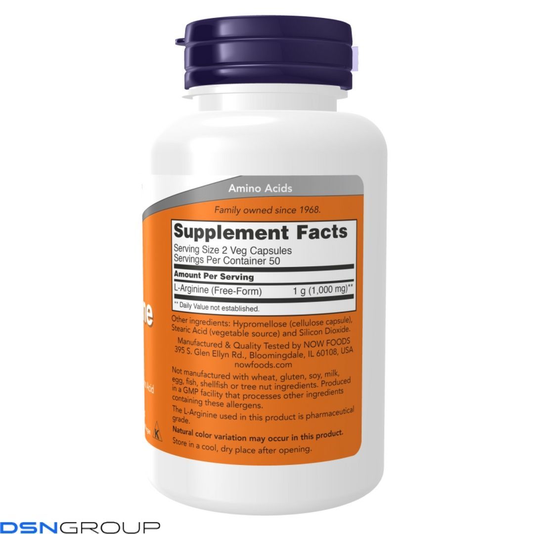L-Arginine 500mg - 100caps 100-53-6622039-20 фото L-Arginine 500mg - 100caps