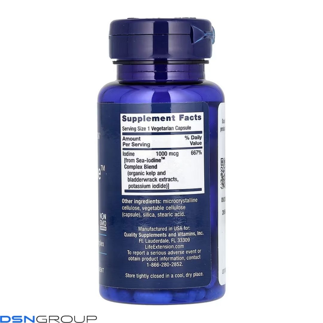 Sea-Iodine&trade; 1000mcg - 60 vcaps (До 12.26)