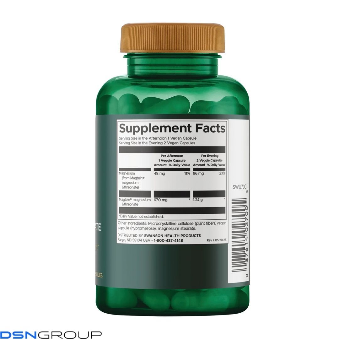 Magnesium L-Theonate - 90veg caps 100-22-9503786-20 фото Magnesium L-Theonate - 90veg caps
