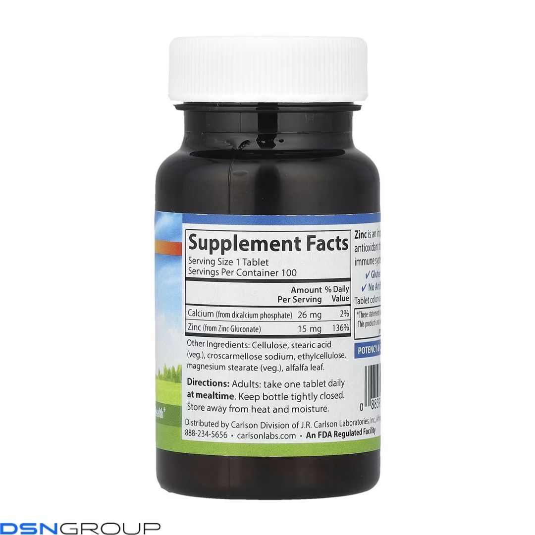 Zinc 15mg - 100 tabs