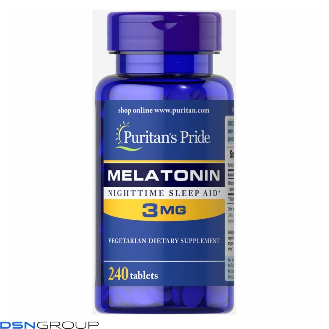 Melatonin 3mg - 240 tabs 100-52-0829044-20 фото Melatonin 3mg - 240 tabs