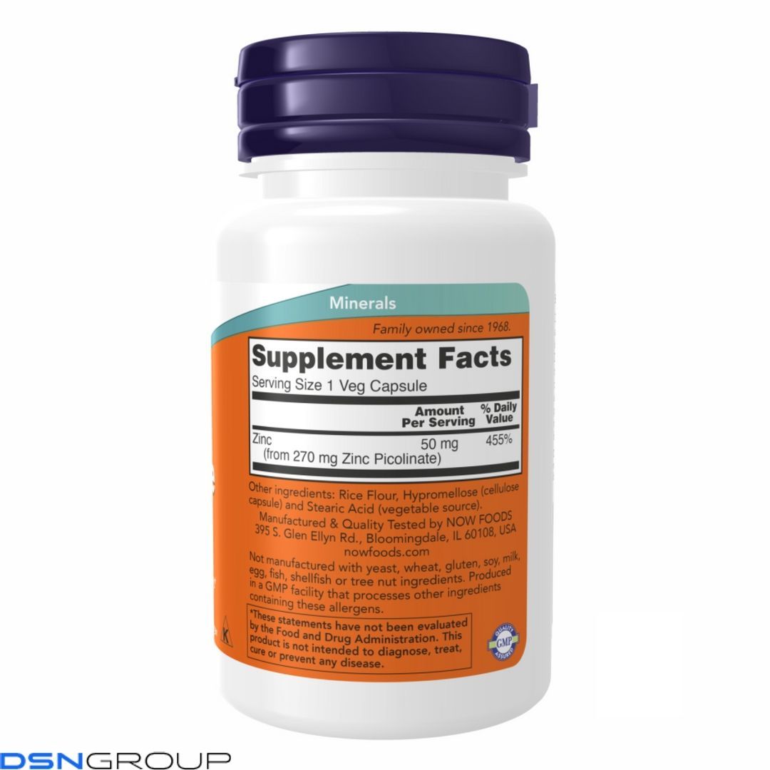 (12.02 Очікування) Zinc Picolinate 50 mg - 60 vcaps