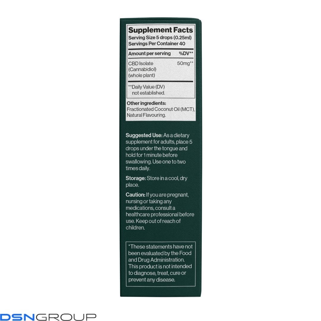 CBD Oil Isolate 2000 mg Strawberry - 10 ml (Повреждена упаковка)