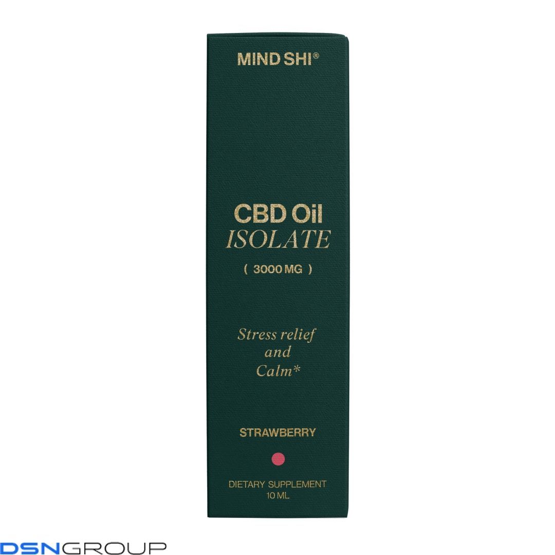 CBD Oil Isolate 3000 mg Strawberry - 10 ml (До 01.27)