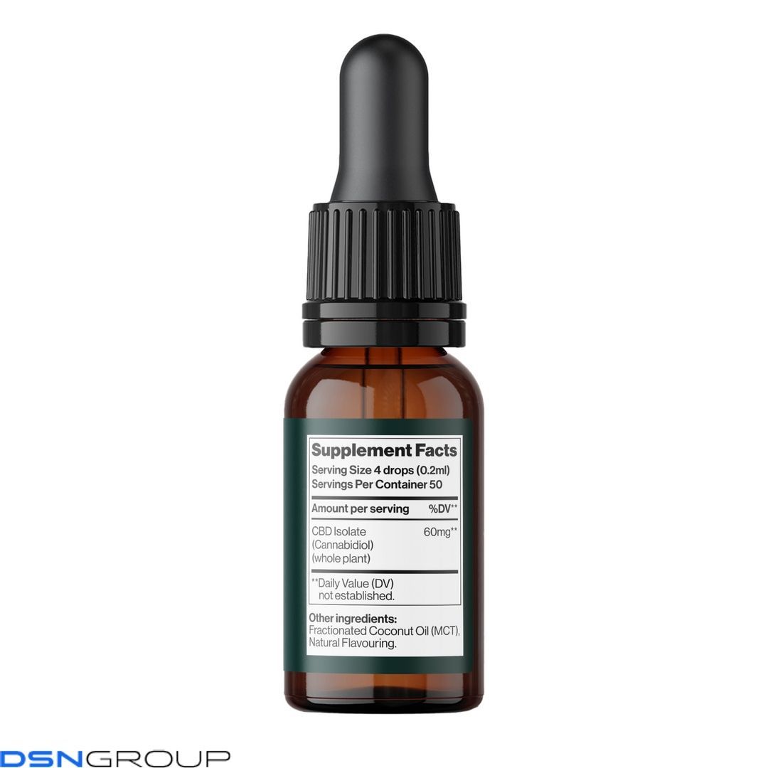 CBD Oil Isolate 3000 mg Strawberry - 10 ml (До 01.27)