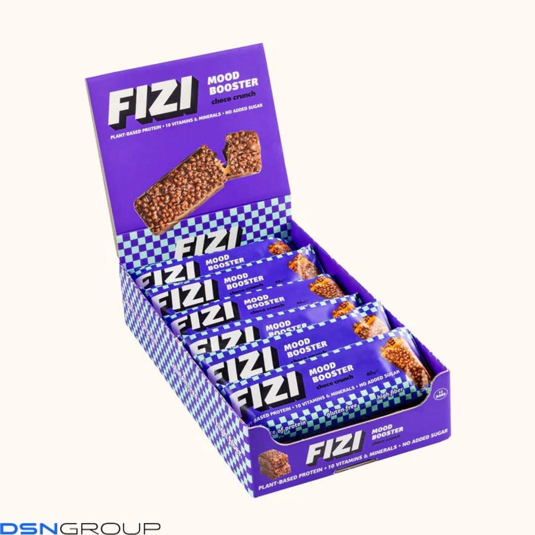 Fizi Mood Booster - 12x40g Choco Crunch 2023-10-3909 фото Fizi Mood Booster - 12x40g Choco Crunch