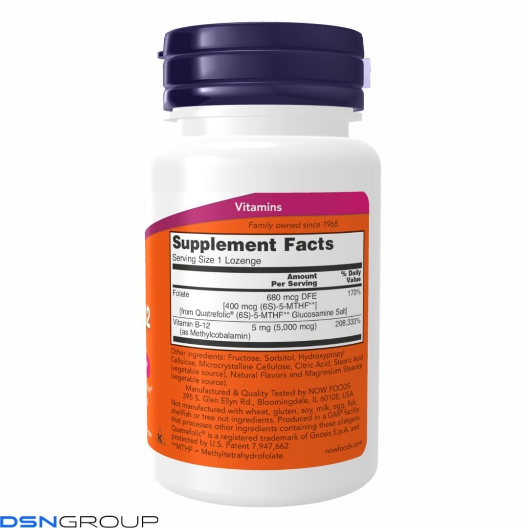 Methyl B-12 5000mcg - 120 lozenges