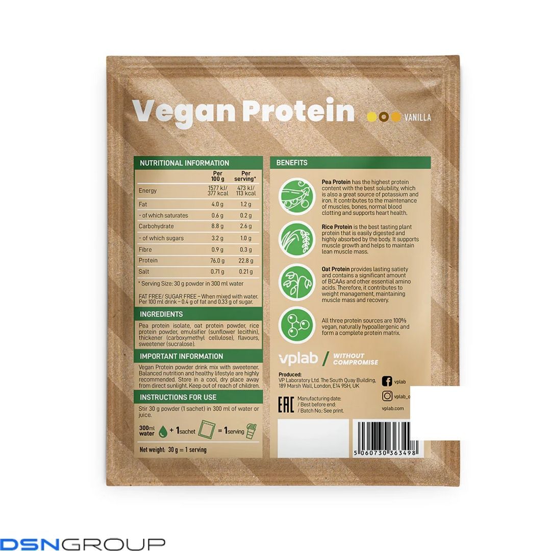 Vegan Protein - 30g Vanilla