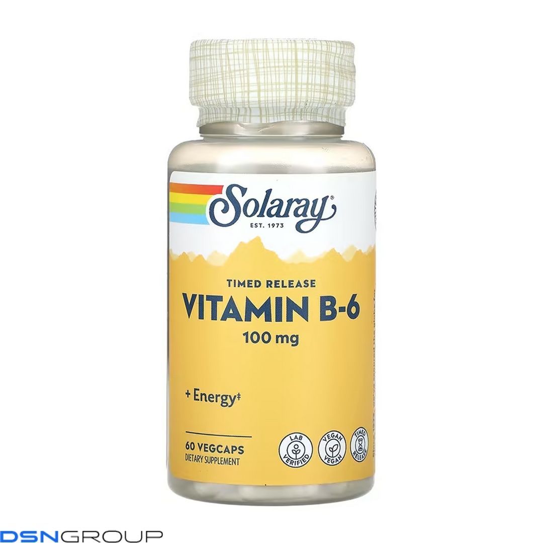 Vitamin B-6 Timed-Release 100mg - 60 vcaps 2023-10-6423 фото Vitamin B-6 Timed-Release 100mg - 60 vcaps