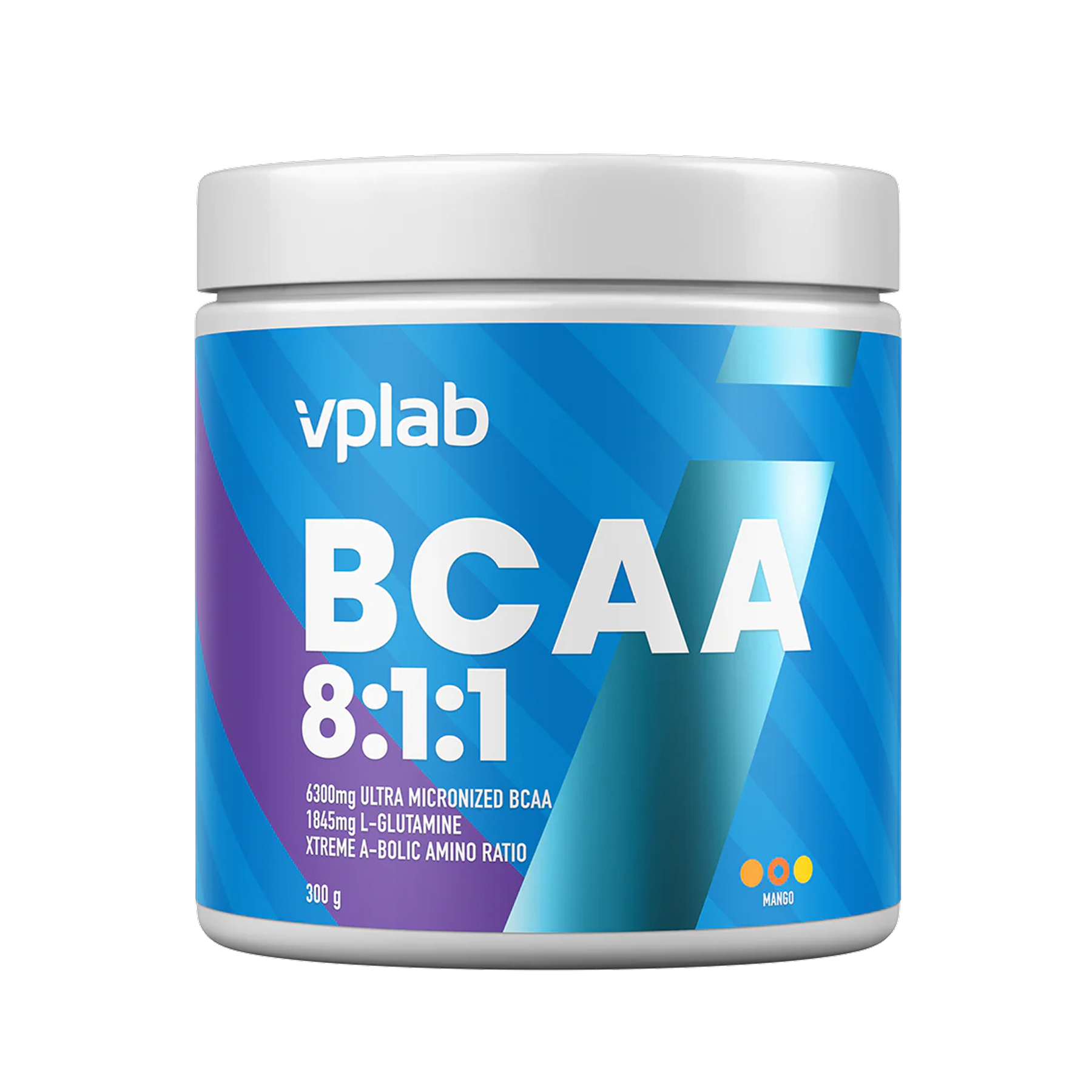 Vplab BCAA 8:1:1 зі смаком манго, 300 г