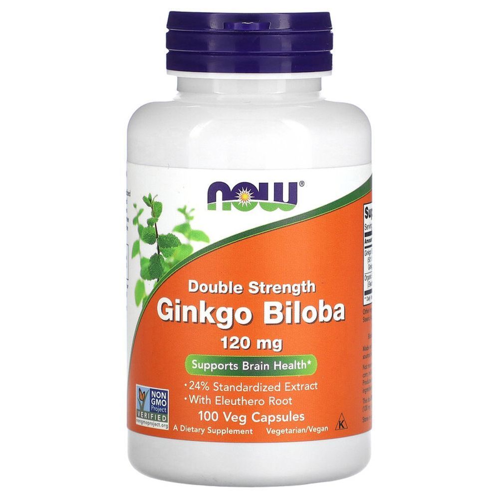 (12.02 Ожидание) Ginkgo Biloba 120mg - 100 vcaps