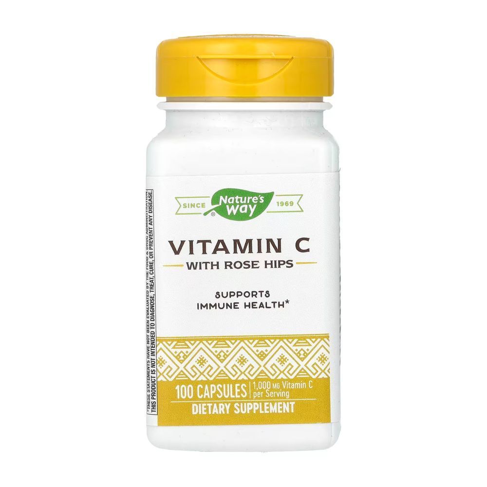 (20.02 Ожидание) Vitamin C Rose Hips - 100 caps
