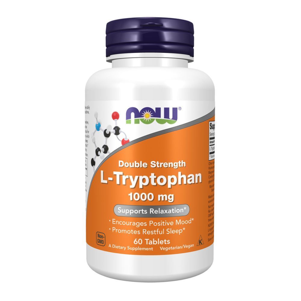 (12.02 Ожидание) L-Tryptophan Double Strength 1000mg - 60 tabs