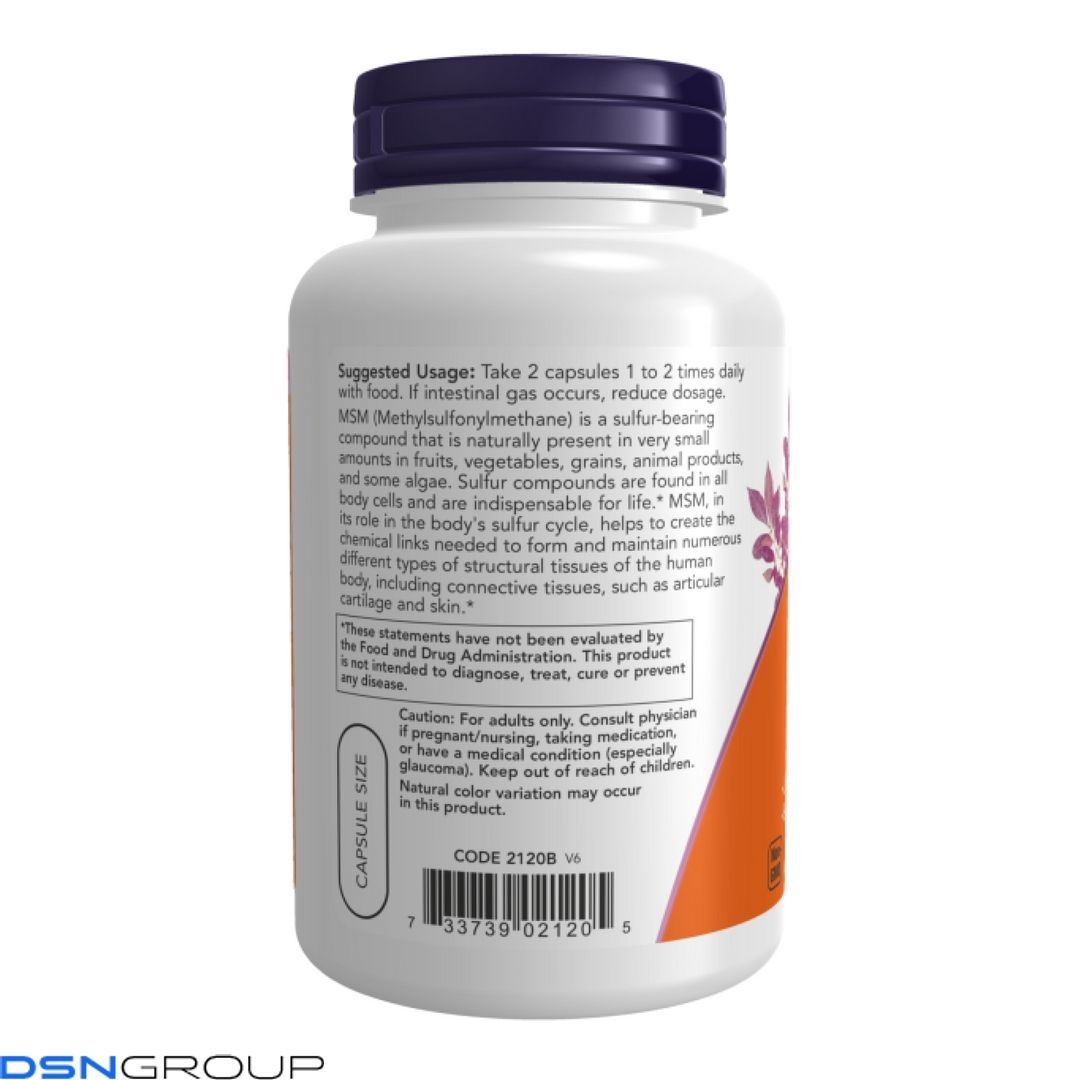 (12.02 Очікування) MSM 1000mg - 240 vcaps
