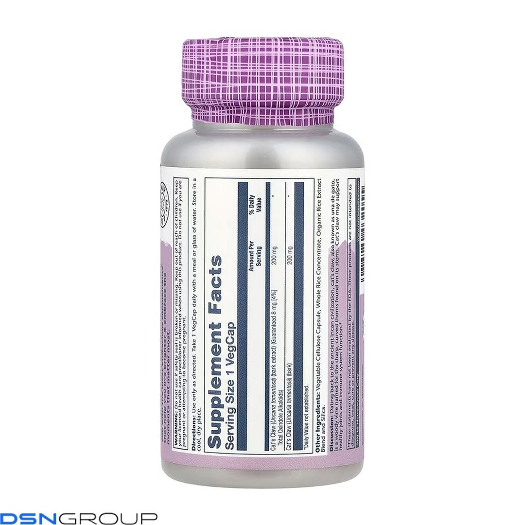 Cat's Claw 200 mg - 30 vcaps