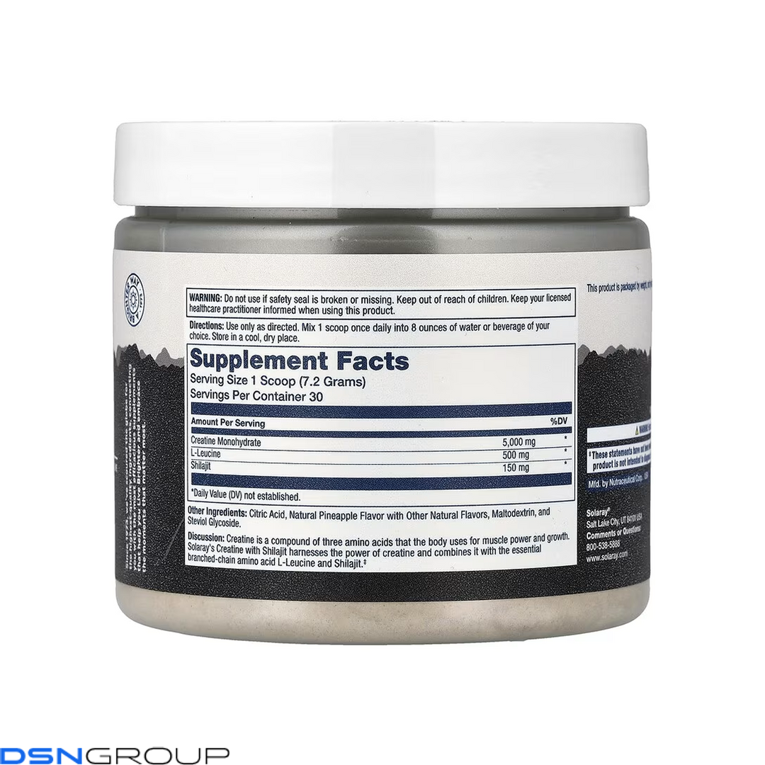 Creatine with Shilajit - 216g Natural Pineapple
