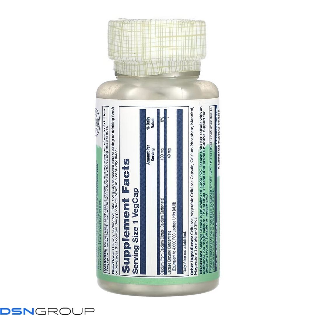 Lactase 40mg - 100 vcaps