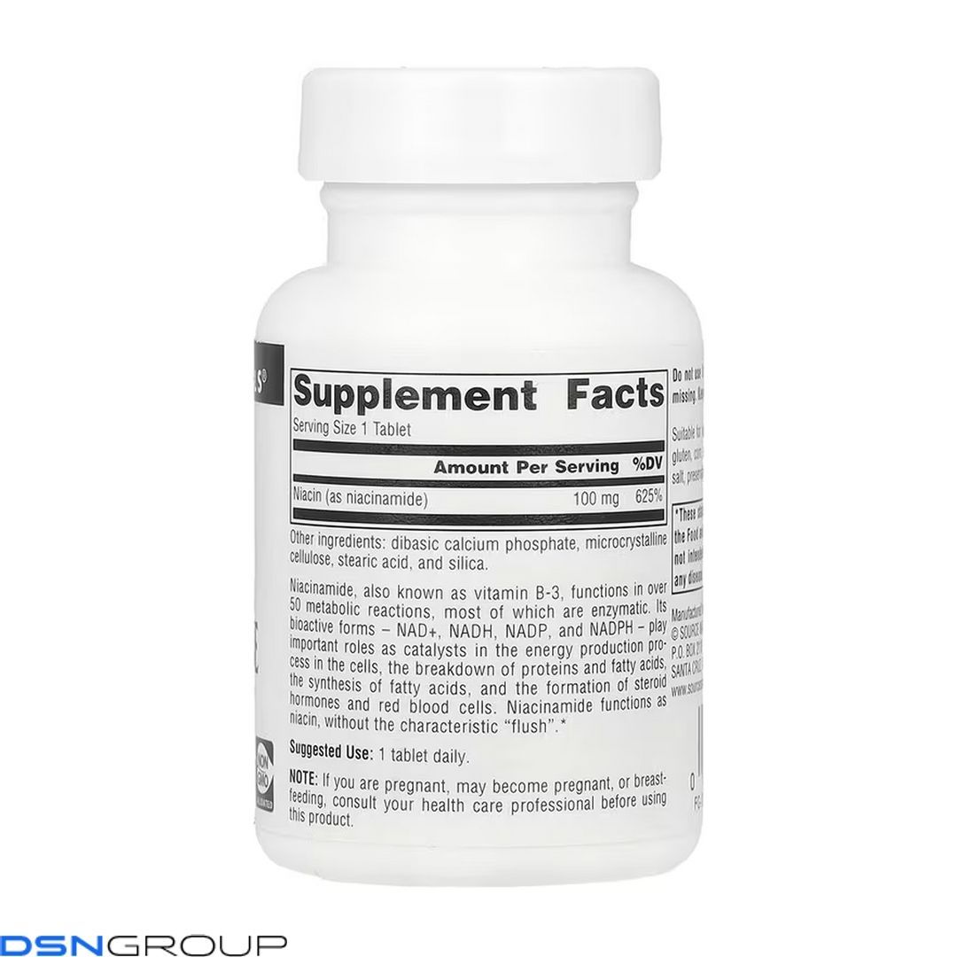 Niacinamide B-3 100 mg - 100 tabs