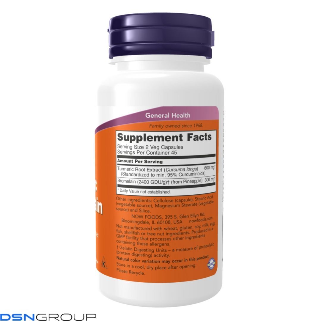 Turmeric & Bromelain - 90 vcaps