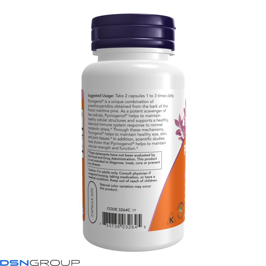 Pycnogenol 30mg - 60 vcaps 2023-10-3787 фото Pycnogenol 30mg - 60 vcaps