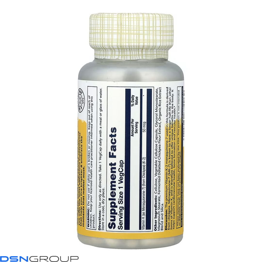 Vitamin K-2 MK-7 50mcg - 60 vcaps
