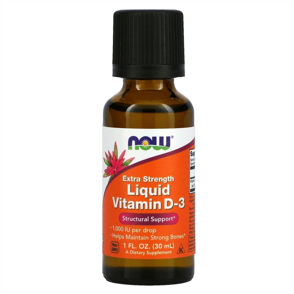 (12.02 Ожидание) Liquid Vitamin D-3 - 30ml (1fl oz)