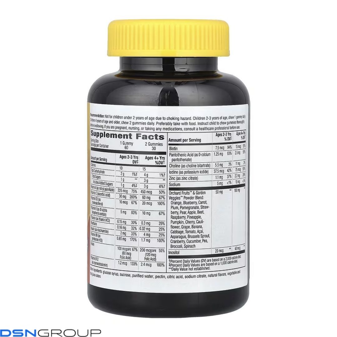 Alive! Children's Gummy Multivitamin, Gluten Free, Made with Pectin - 60 gummies (Пошкоджена етикетка)