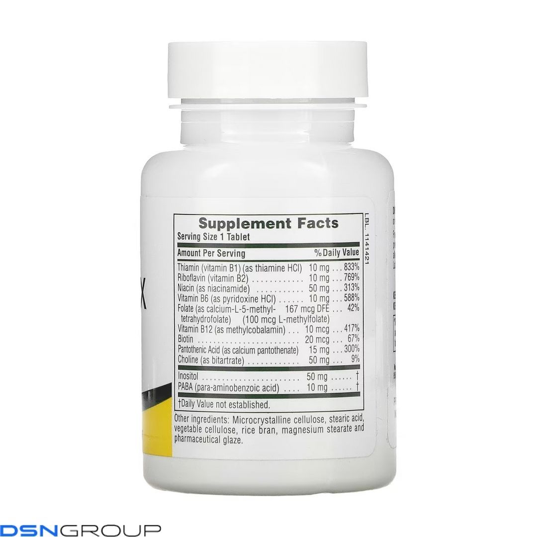 B-Complex with Rice Bran - 90 tabs