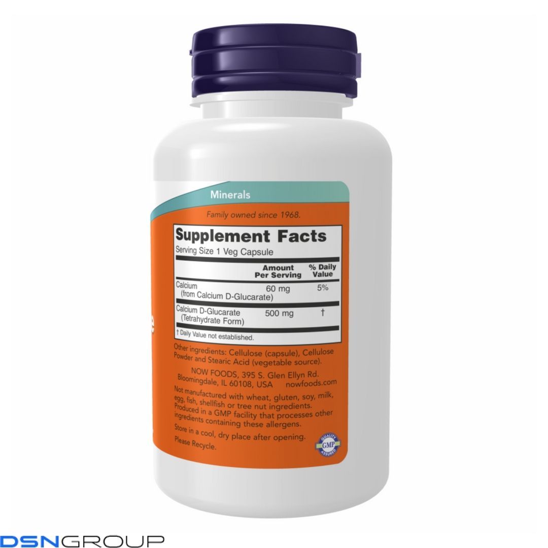 Calcium D-Glucarate 500mg - 90 vcaps