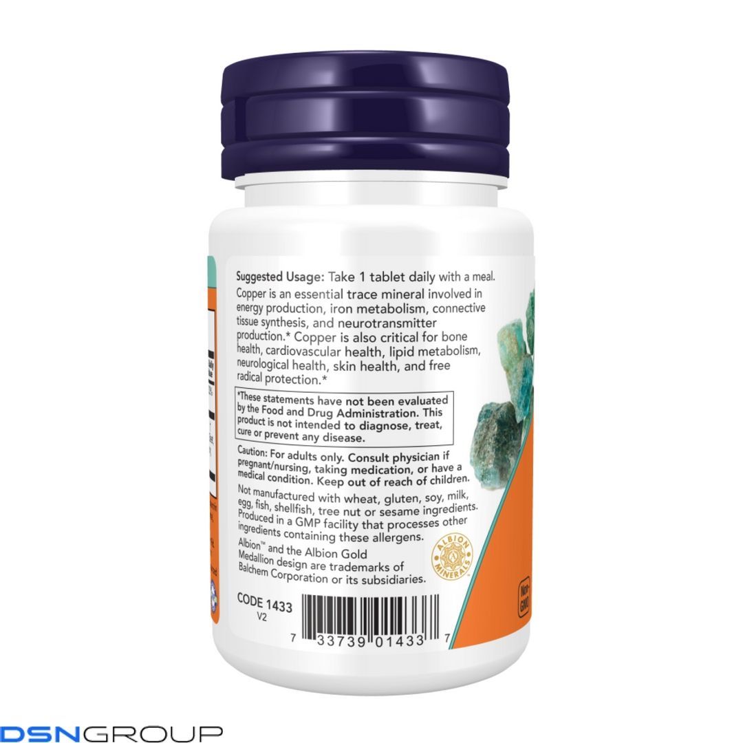 Copper Glycinate 3mg - 120 tabs