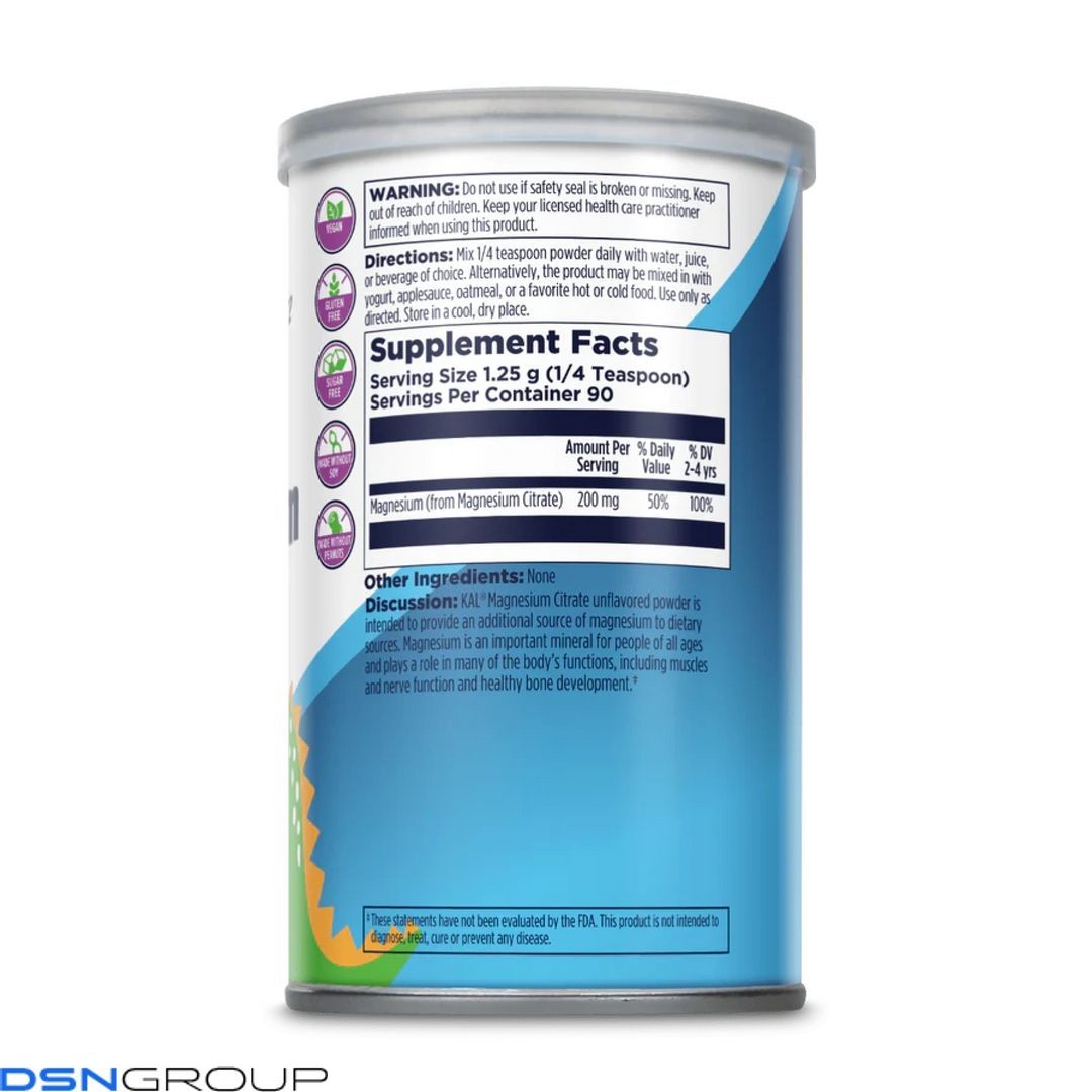 Magnesium Powder 200mg - 4oz Unflavored (Пошкоджена кришка) 2024-11-0178 фото Magnesium Powder 200mg - 4oz Unflavored (Пошкоджена кришка)