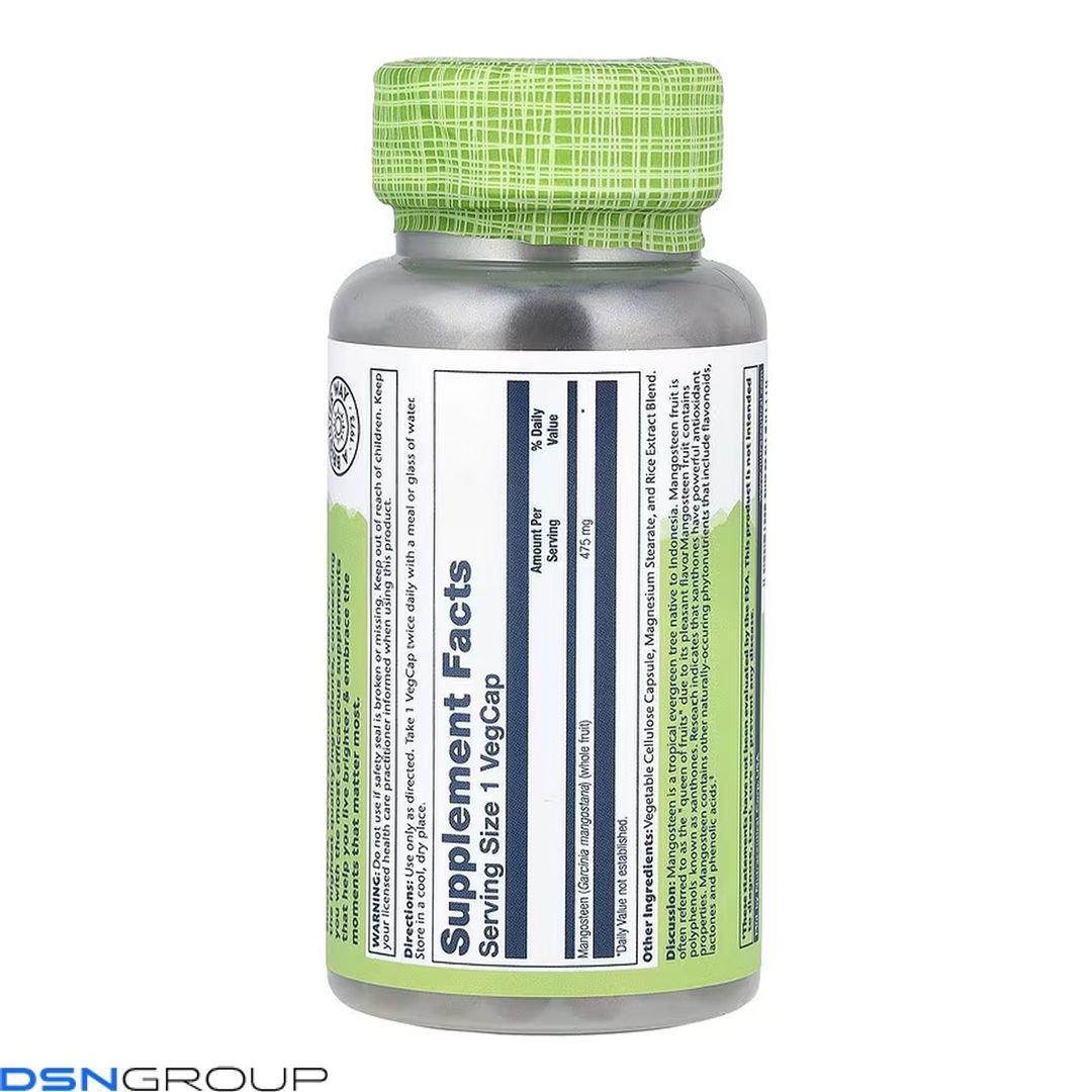 Mangosteen Fruit 475mg - 100 vcaps