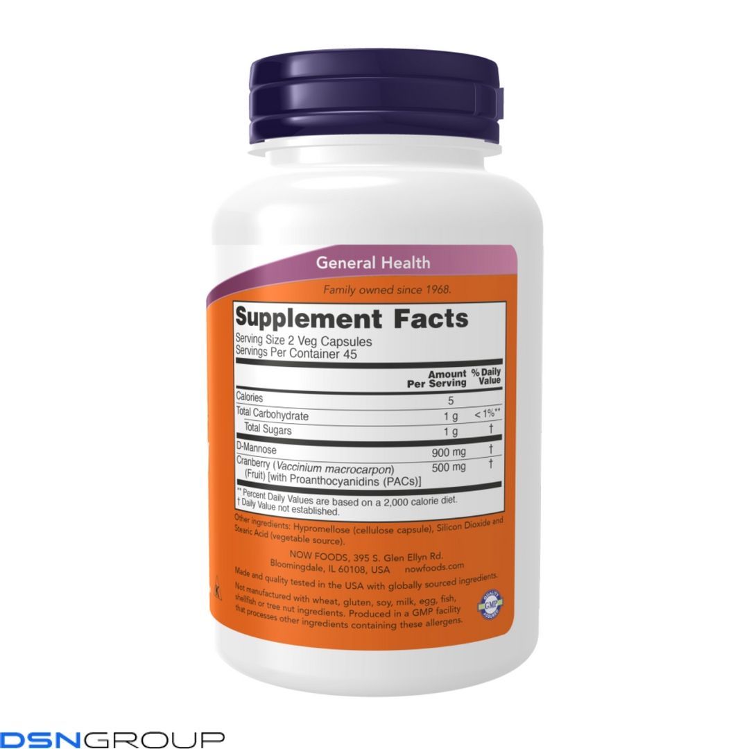 Mannose Cranberry - 90 vcaps 2023-10-2516 фото Mannose Cranberry - 90 vcaps