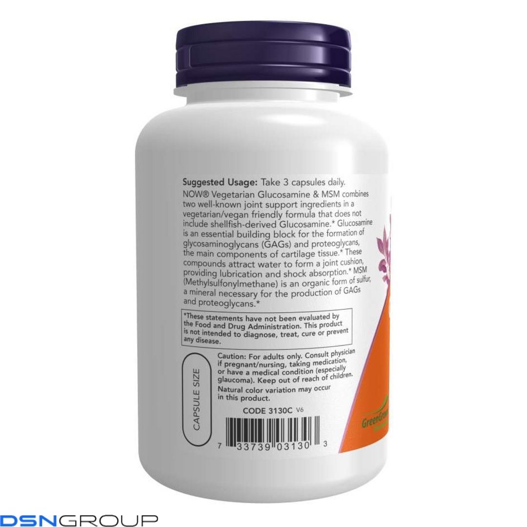 Veg Glucosamine & MSM 500/500 - 120 vcaps