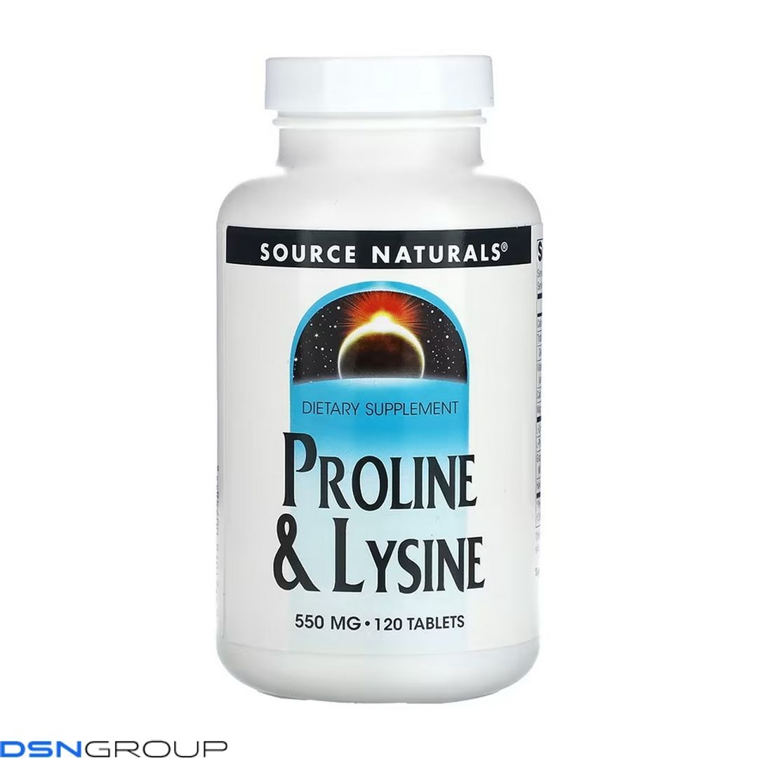 Proline & Lysine 550 mg - 120 tabs 2023-10-6140 фото Proline & Lysine 550 mg - 120 tabs