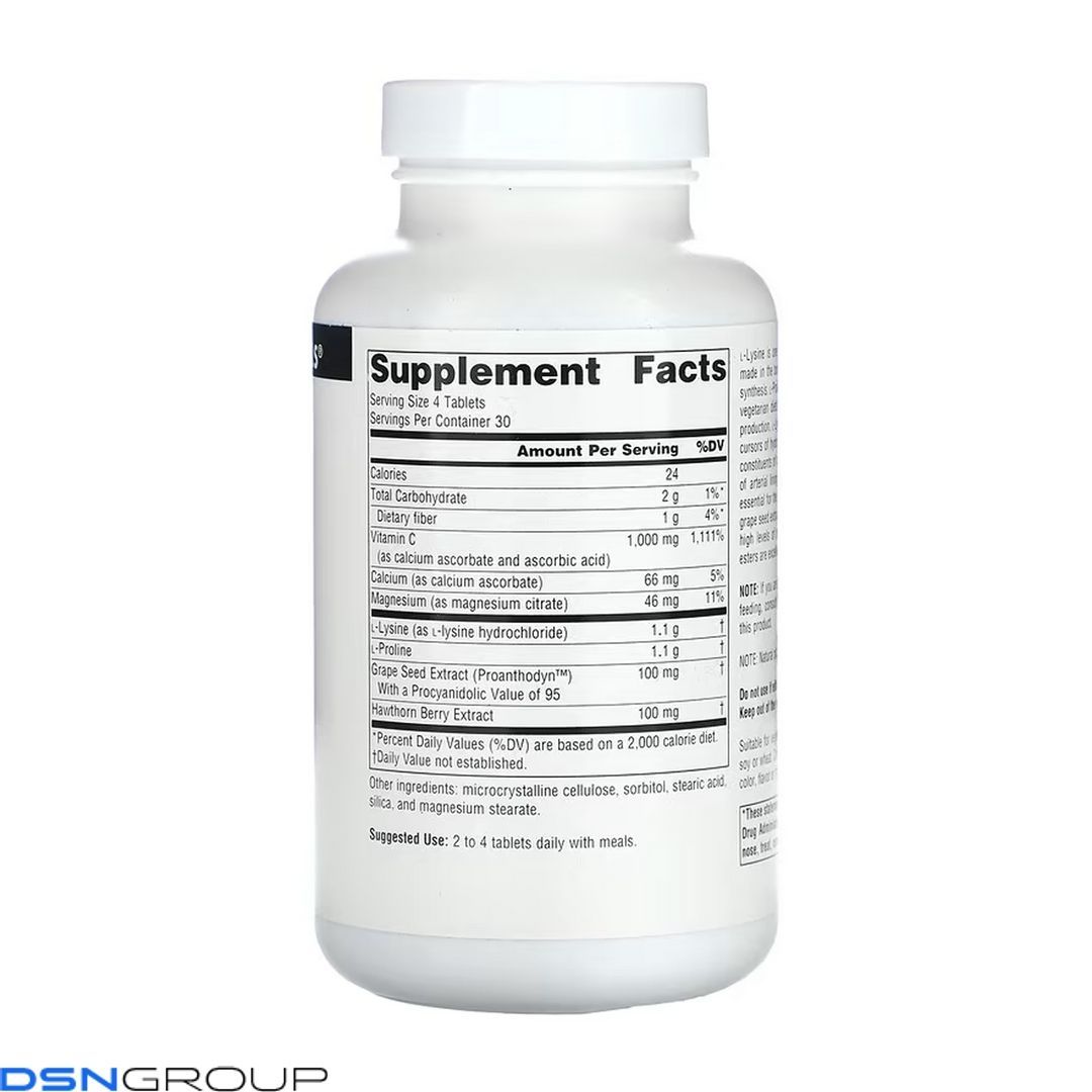 Proline & Lysine 550 mg - 120 tabs 2023-10-6140 фото Proline & Lysine 550 mg - 120 tabs