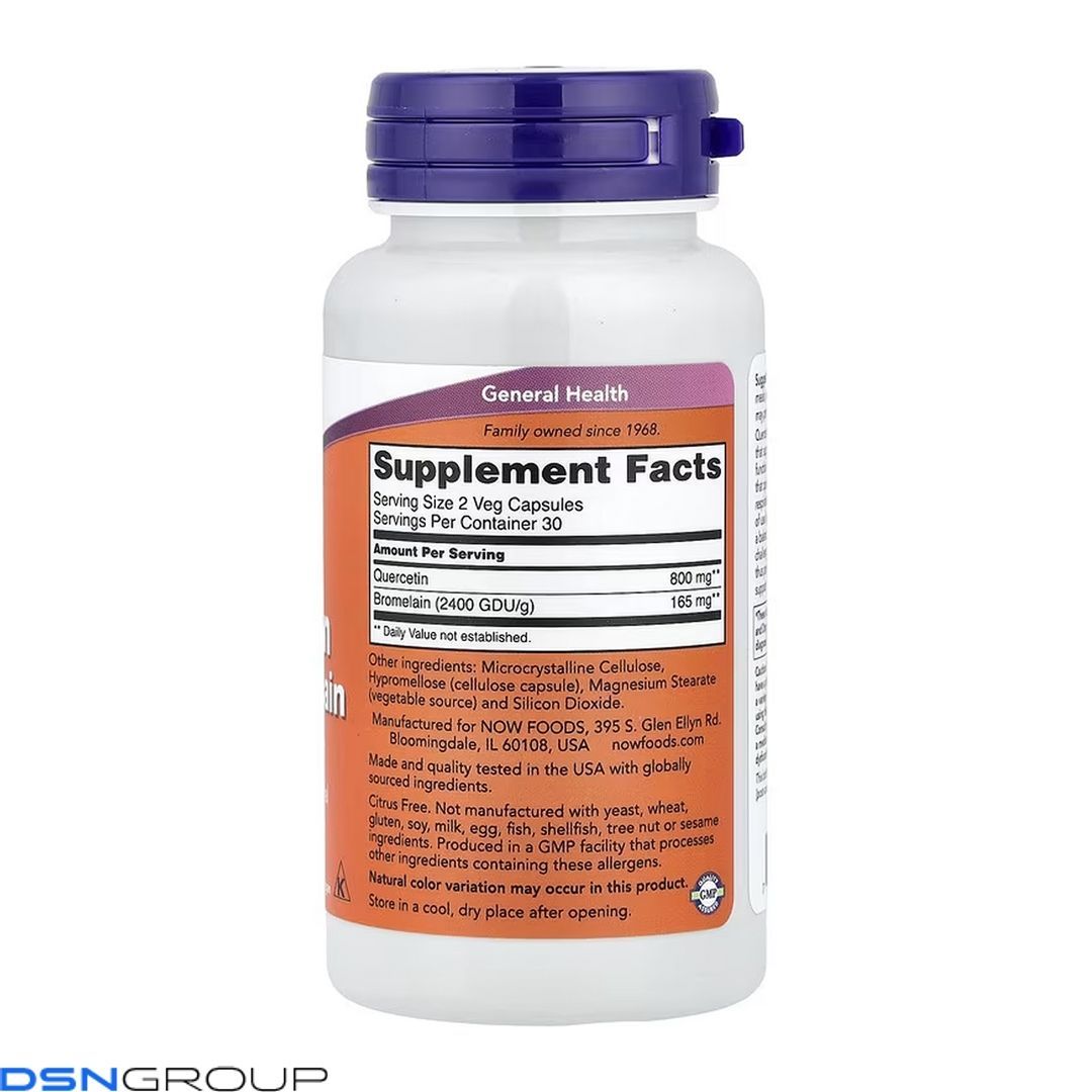 Quercetin with Bromelain - 60 vcaps