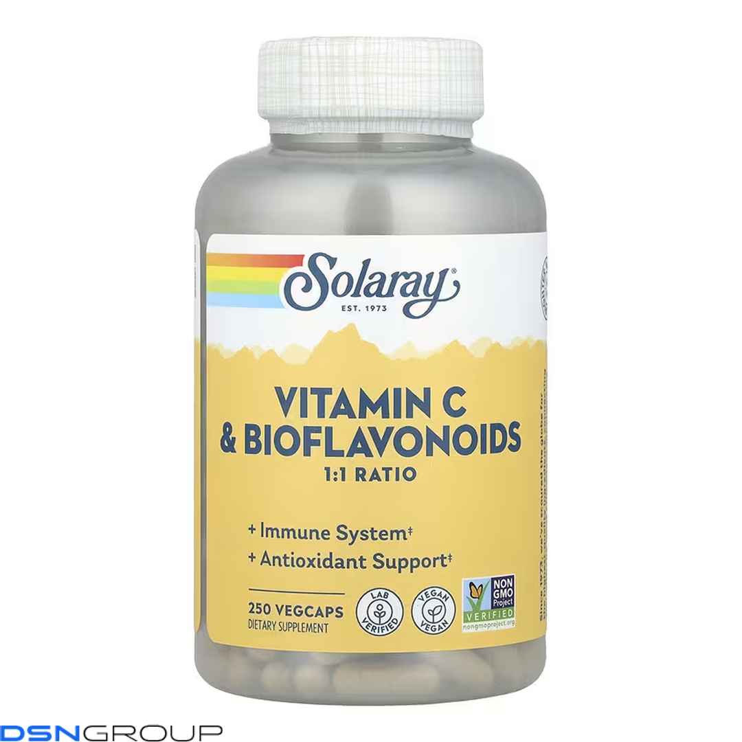 Vitamin C & Bioflavonoids 1:1 500mg - 250 vcaps 2023-10-7412 фото Vitamin C & Bioflavonoids 1:1 500mg - 250 vcaps