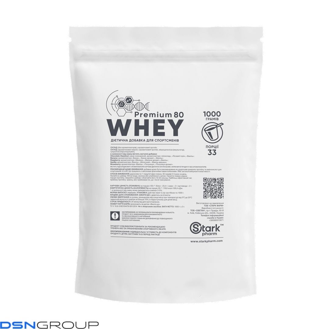 Whey 80 Premium - 1000g Double Chocolate