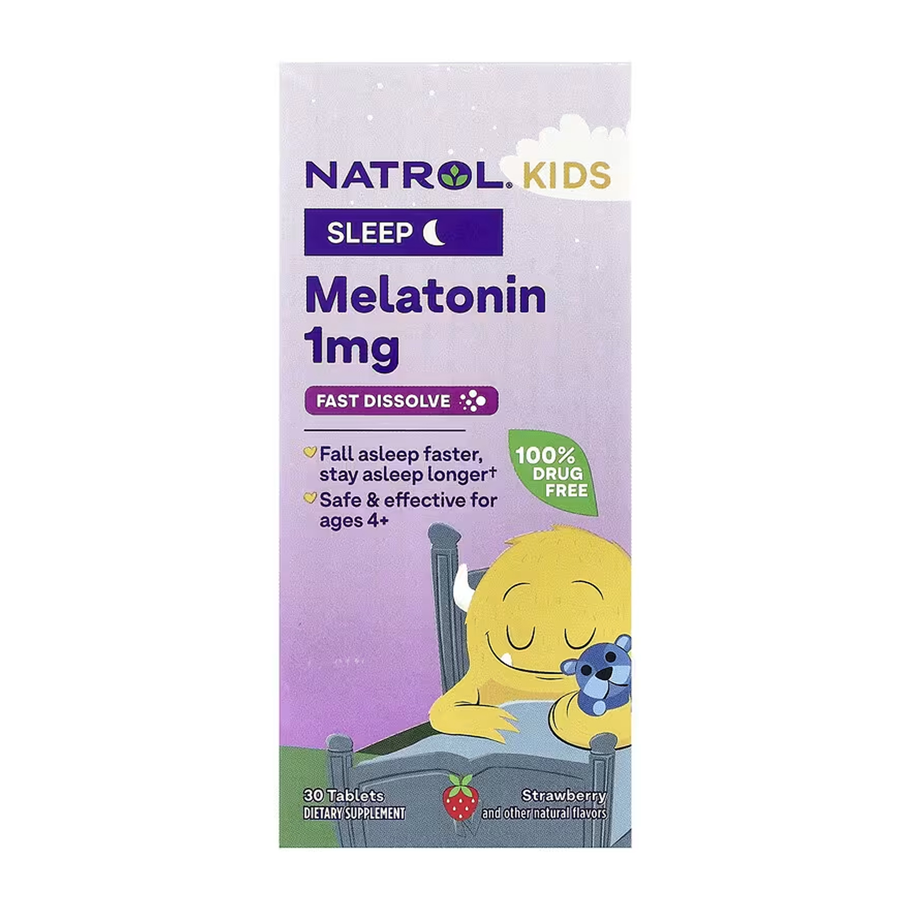 Мелатонін Natrol Kids, 1 мг, 30 таблеток