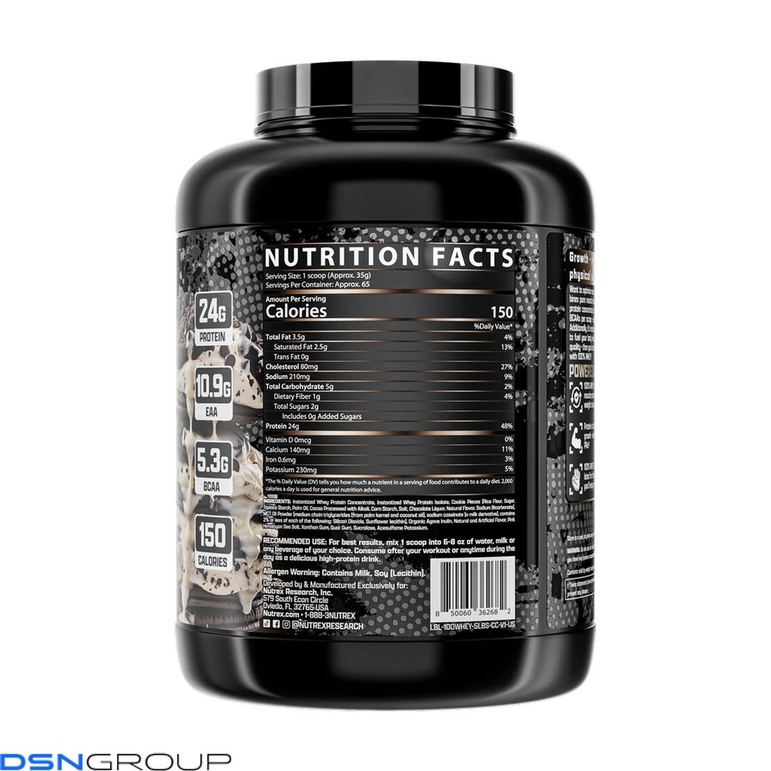 100% Whey - 2275g Cookies Cream