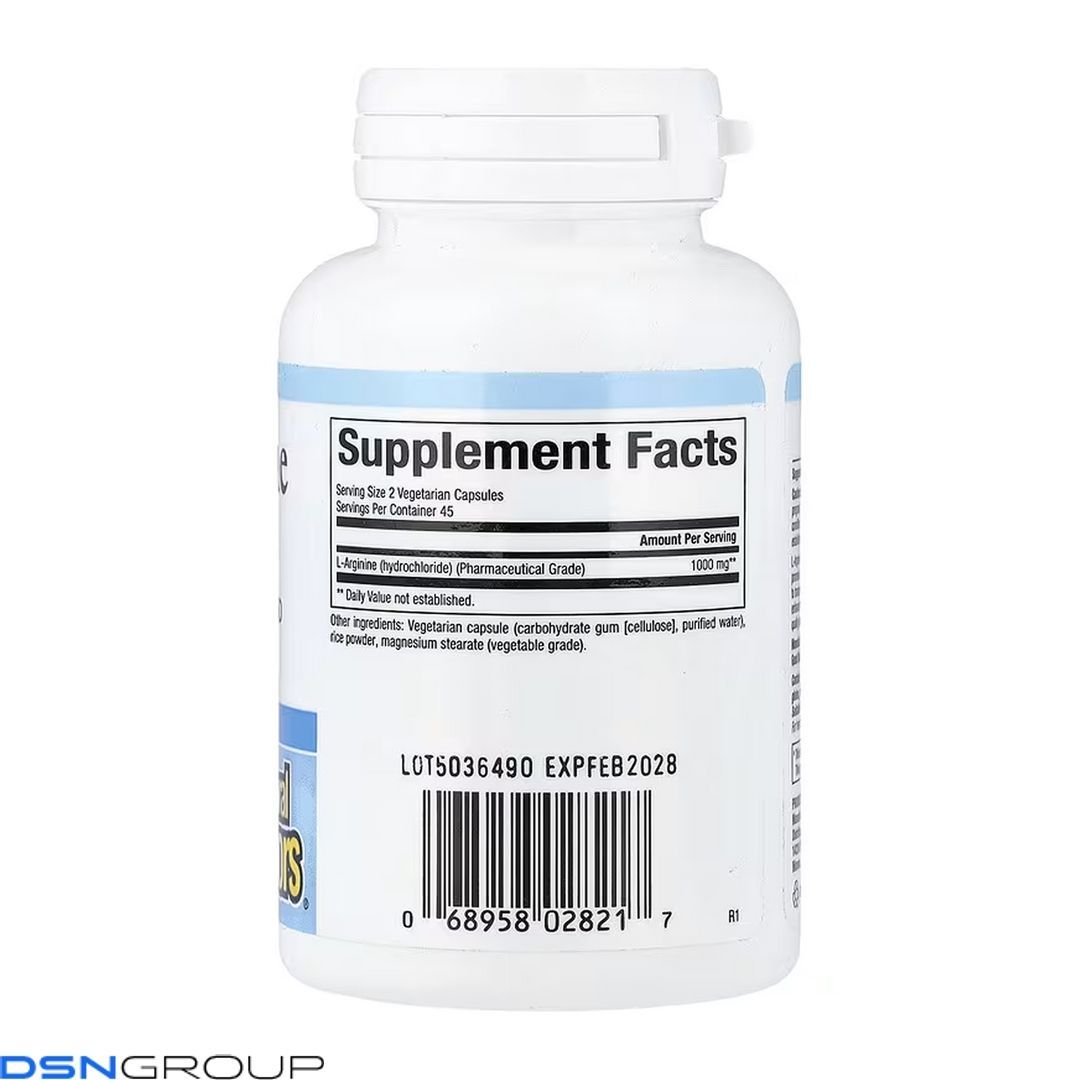 Arginine 500mg - 90 vcaps