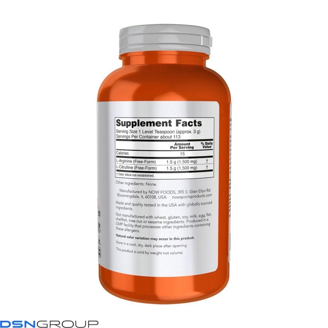 Arginine & Citrulline Powder - 340g