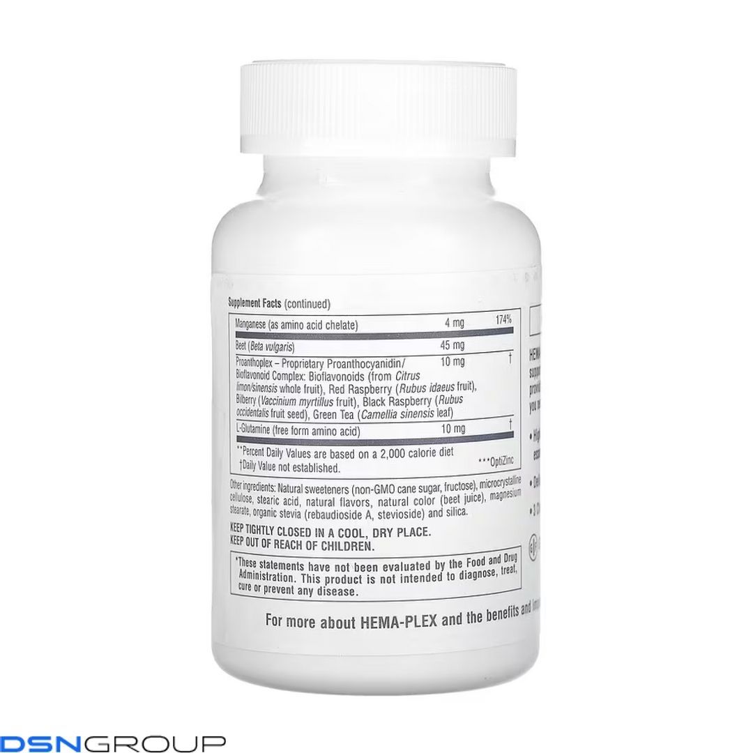 Hema-Plex - 60 chewable tabs
