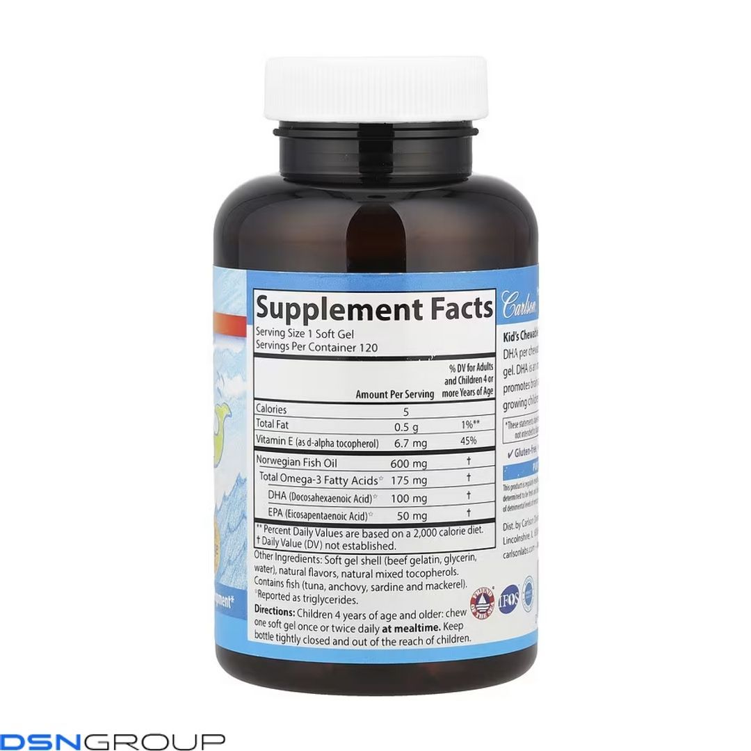Kids Chewable DHA - 120 softgels