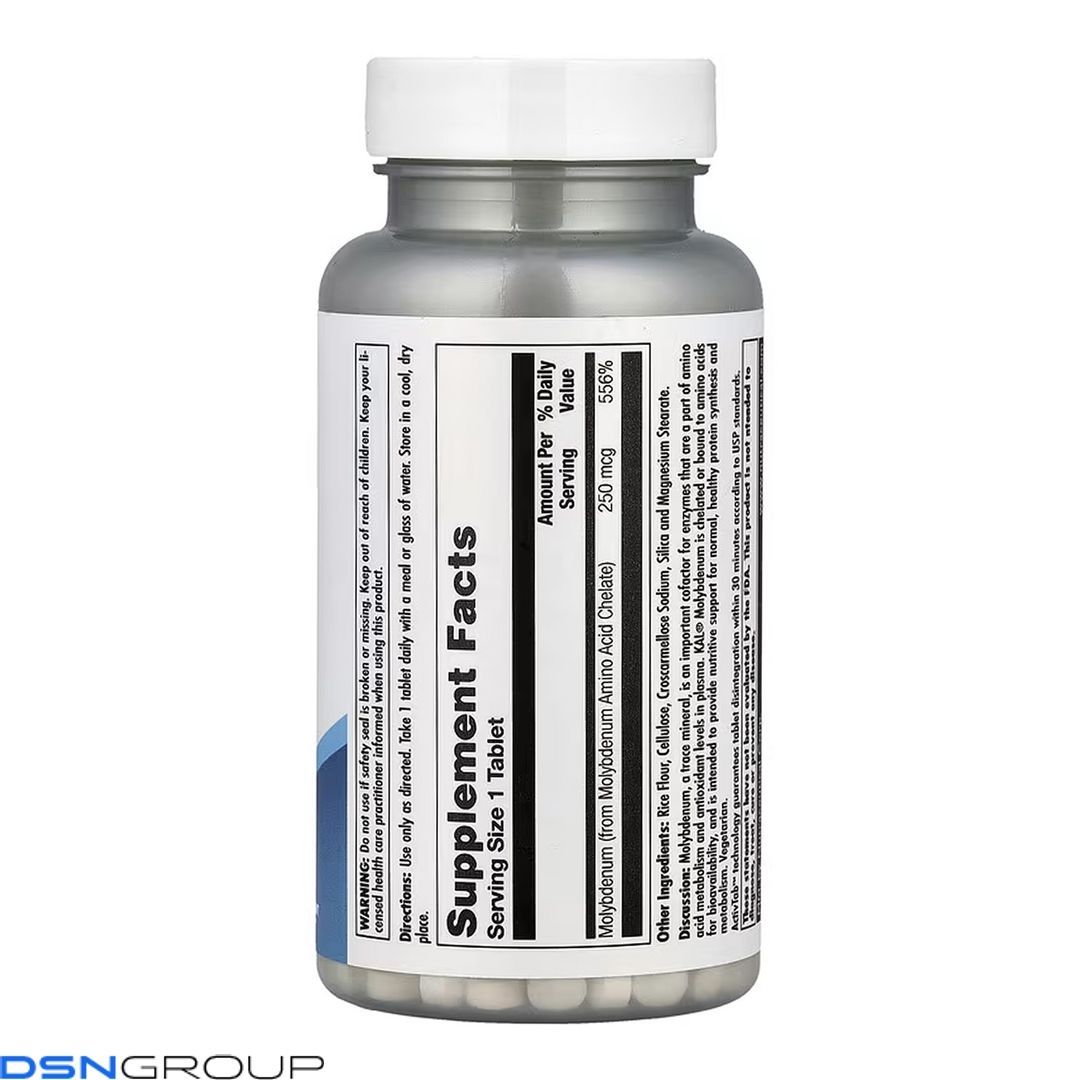 Molybdenum Amino Acid Chelate 250 mcg - 100 tabs